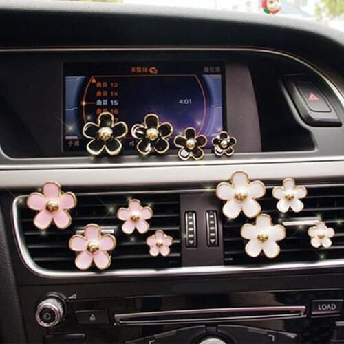 Car Air Freshener Aromatherapy Clip Car Accessories Conditioning Export Flower Perfume Clip Aromatherapy Machine