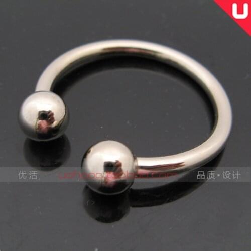 Semi-circle key ring keychain key chains single