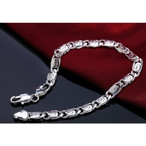 Special offer fashion 925 sterling silver Bracelet for woman creativity vintage chain fine jewelry Wedding party lady gifts