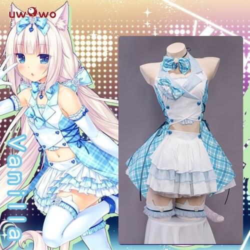 1 Deposit= $5 Coupon UWOWO NEKOPARA Cosplay Vanilla New Maid Dress Theatrical Costume Halloween Special Custom Clothing