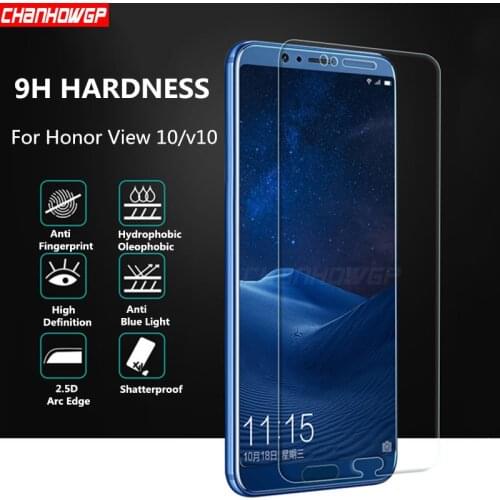 9H 2.5D Tempered Glass For Huawei Honor View 10 5.99'' Screen Protector Protective Film For Huawei Honor V10 V 10 Clear Glass