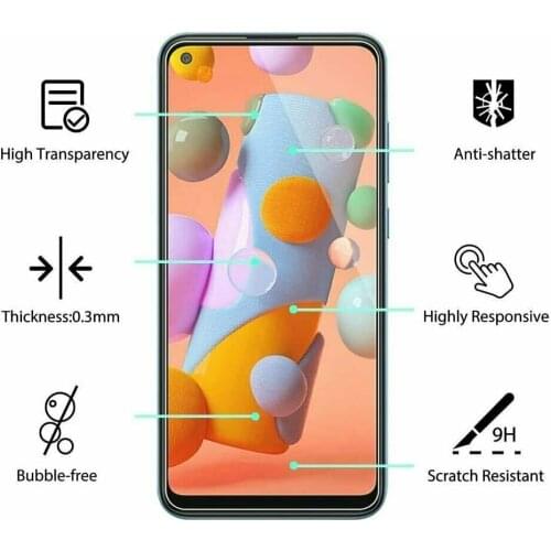 Protective Tempered Glass For Samsung Galaxy A50 A52 A72 A51 A71 S21 M51 A31 A41 A21S A12 A30 A40 A50 A12 A02S A42 A41 A32 A20E