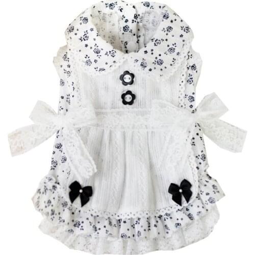 Yorkshire Puppy Small Dog Dress Skirt Poodle Cute Female Dogs Luxury Clothes Pet Clothing Pomeranian Maltese Costume Chihuahua