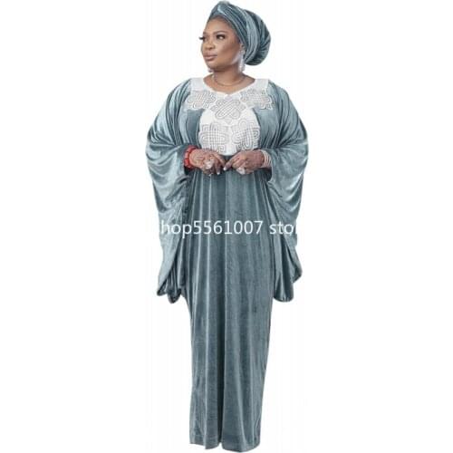 Vetement Femme Grande Taille 2021 New African Plus Size Dresses For Women Long Sleeve Robe Marocaine Elegant Party Outfits