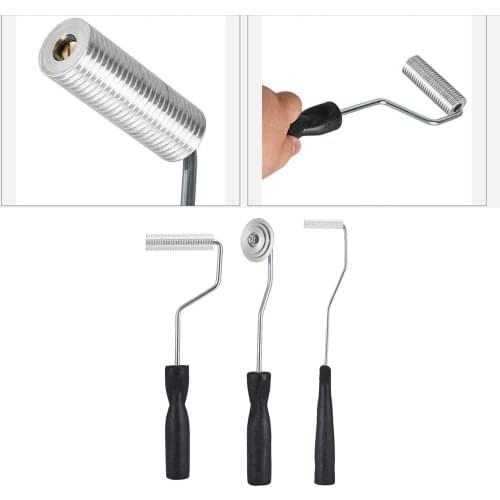 3Pcs Fiberglass Roller Bubble Paddle Tool Fiberglass Laminating Rollers