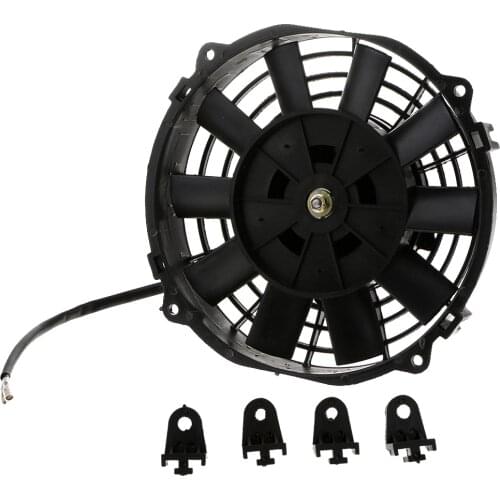8'' Black Car Truck Vehicle Motorcycle Electric Radiator Cooling Fan 80W 12V