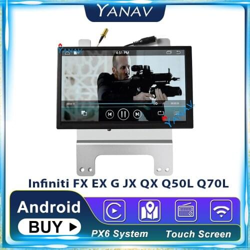 2 din 8inch Android car stereo autoradio For Infiniti FX EX G JX QX Q50L Q70L car video multimedia player DVD GPS navigation