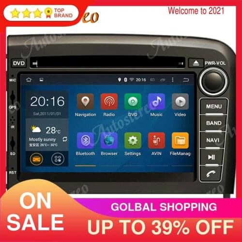 For VOLVO S80 1999-2005 Android 10.0 64 Car DVD CD Player Auto Stereo GPS Navigation 2 din radio tape recorder head unit 4GB RAM