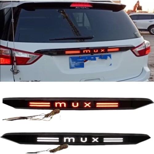 Auto Vehicle Rear Brake Lights Fit for Isuzu mu-x MUX Rear Driving Fog Lamps 2016-2020 Suv Car Accessories