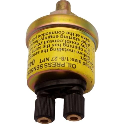 Oil pressure sensor for gauges 1/8 NPT 0-150 Psi sender unit Gauge 2 Pins