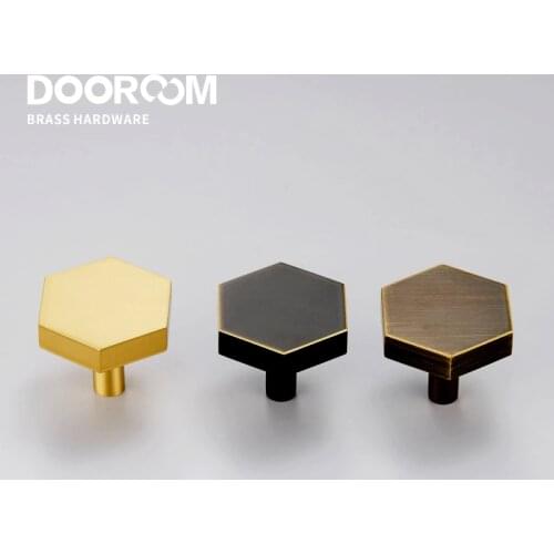 Dooroom Brass Furniture Handles Nordic Ins Gold Black Bronze White Wood Door Wardrobe Dresser Cupboard Drawer Cabinet Pull Knob