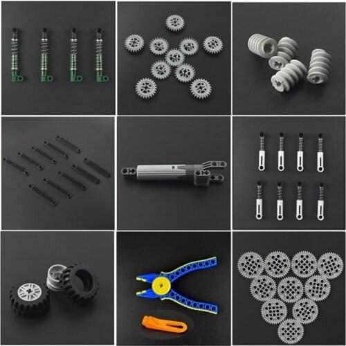 Technology accessories Bulk Bricks MOC Parts Multiple sizes Technical Building Blocks Educational Compatible All Brands for kids