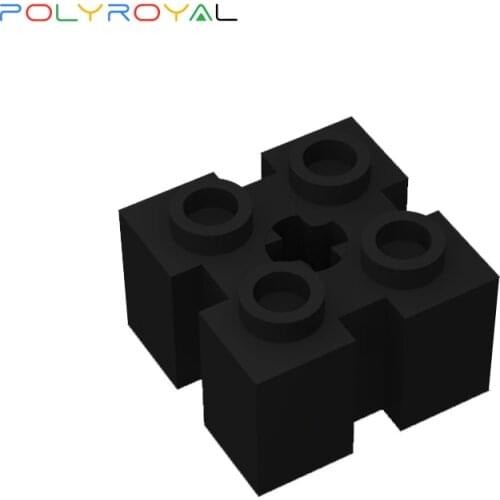 Building Blocks Technical Parts 2x2 Four Vertical Slot Axle Hole Brick MOC Compatible With brands toys for children 90258