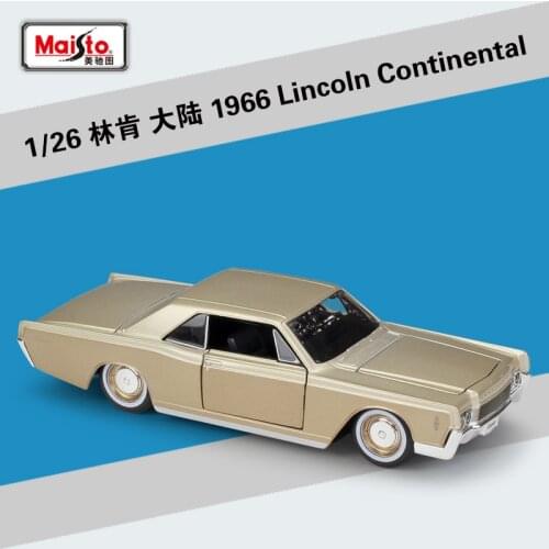 Maisto Diecase 1:24 1966 Lincoln Continental High Simulation Vehicle Sport Car Alloy Model Car