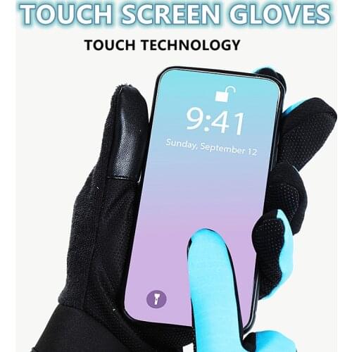 1 Pair Motorcycle Mobile Phone Touch Screen Gloves Outdoor Ride Gloves Fitness Gloves Sunscreen All Finger All Seasons Gloves