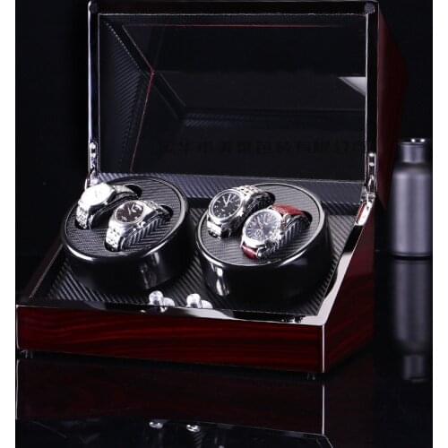 Watch winder Wooden double-headed 4-position five-speed adjustment motor box automatic winding box Watch winder
