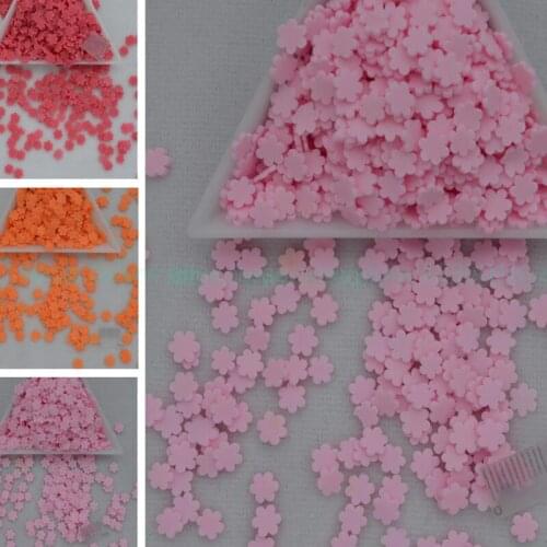 65g Cute flower shape Clay polymer Slices, Colorful Sprinkles for Phone Decoration,Scrapbook DIY,Crafts Making,Embellish