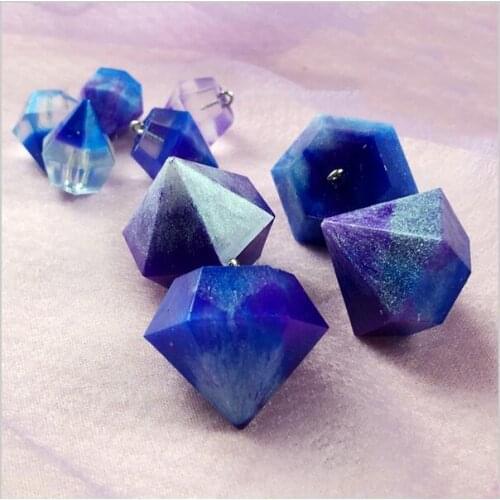 Transparent Different sizes Diamond Silicone Mould Jewelry Making Mold Sugar craft DIY resin molds for jewelry