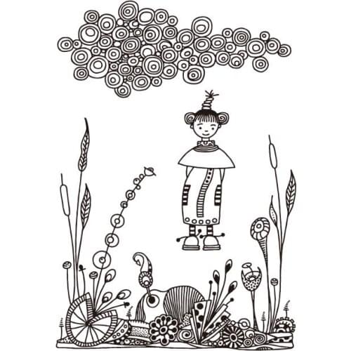 Flowers Transparent Clear Silicone Stamp/Seal for DIY scrapbooking/photo album Decorative clear stamp B0019