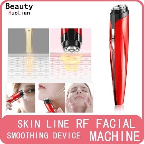 Radio Frequency Home Use Beauty Machine Face Skin Line Smoothing Device EMS Derma Micro-Needle Facial Care Tools