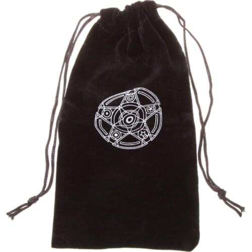 Entertainment Velvet Pentagram Tarot Card Storage Bag Toy Jewelry Home Board Game Mini Drawstring Package