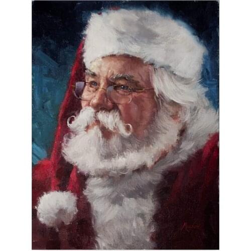Christmas Santa Claus DIY Embroidery Cross Stitch 11CT Kits Needlework Craft Set Printed Canvas Cotton Thread Dropshipping