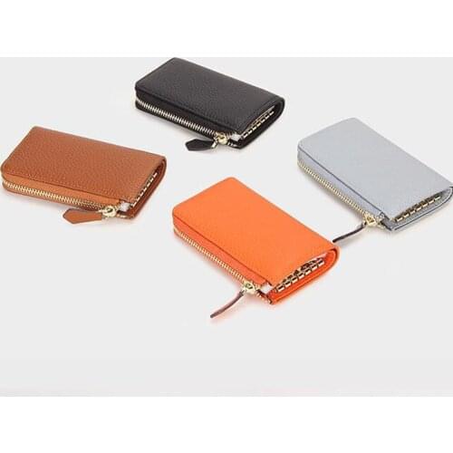 San Maries Luxury Designer Key Holders Cow Leather Housekeeper Key Holder Car Key Wallet Multifunction Key Bags