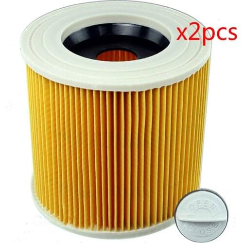 2pcs replacement air dust filters bags for Karcher Vacuum Cleaners parts Cartridge HEPA Filter WD2250 WD3.200 MV2 MV3 WD3