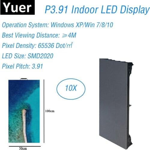Indoor RGB P3.91 LED Video Wall Panel Rental Led Display Screen For Stage Concert Advertising Professional Lighting Party Effect