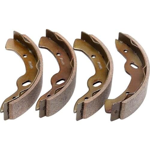 Brake Shoes, Set of 4, Fits E-Z-Go Medalist/TXT 97+, Workhorse 96+, Yamaha G2-G22 94-06