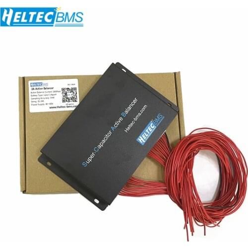 Heltec Smart Active Balancer 2S-24S 1A 2A Supercapacitor Active Equalizer Balancer RS485/CAN Bluetooth Li-ion Lipo /Lifepo4/LTO