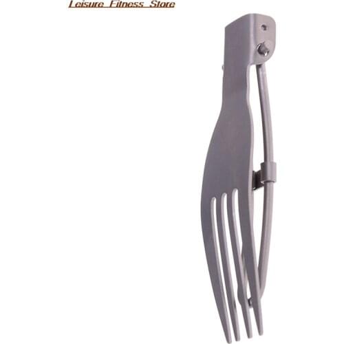 Titanium Folding Fork Ultralight Outdoor Camping Tableware Portable Dinner Fruit Fork Flatware Tableware for Camping Backpacking