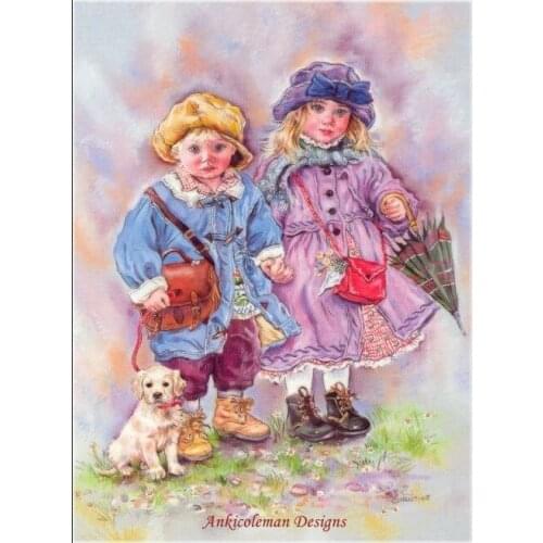 Embroidery Counted Cross Stitch Kits Needlework - Crafts 14 ct DMC Color DIY Arts Handmade Decor - Lets Go