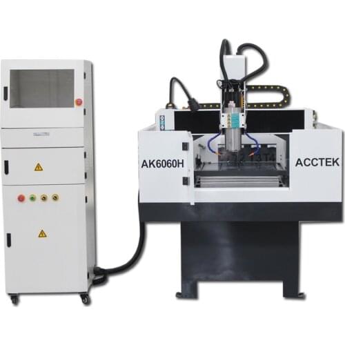 AccTek High Precision ATC 3d Cnc Milling Machine for Metal Router Engraving 6060 Size