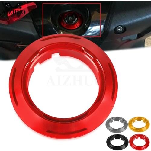 Motorcycle Key Switch Protector Ring FOR YAMAHA TMAX T-MAX 530 TMAX530 CNC Aluminum Accessories T MAX530 TMAX-530 2013 2014 2015