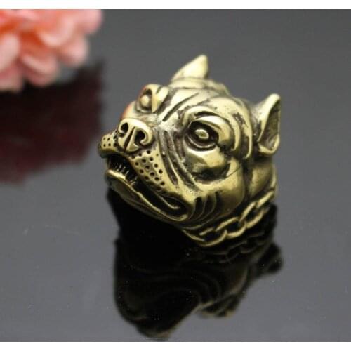 1PC Brass Dog Leather Belt Bracelet Bag Backpact Wallet DIY Decorative Accessories Buckle Pendant EDC Multipurpose Tool