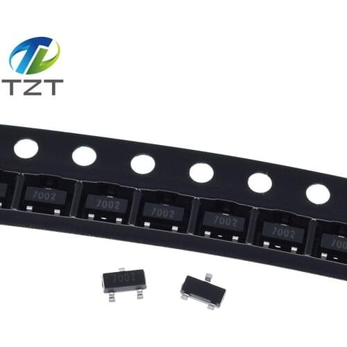 100PCS 2N7002 2N7002LT1G MOSFET N-CH 60V 300MA SOT-23