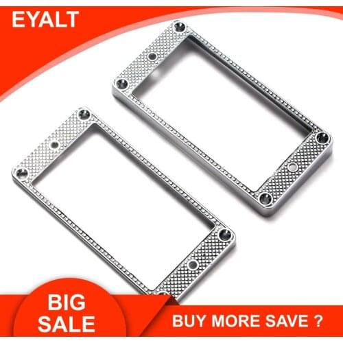 2 PCS Electric Guitar Double Coil Pickup Metal Frame Electric Guitar Metal Pickup Border Guitar Accessories Part