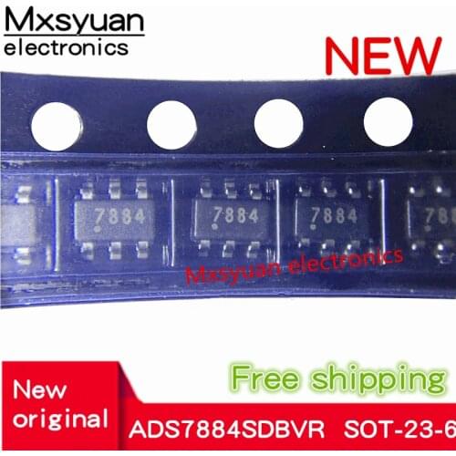 5pcs~50psc/LOT ADS7884SDBVR ADS7884SDBVT ADS7884 7884 SOT-23-6 New original