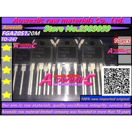 Aoweziic 100% new imported original FGA20S120M TO-247 IGBT electromagnetic oven triode 1200V 20A