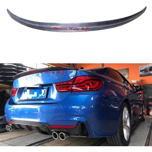 Carbon Fiber Car Rear Wing Trunk Lip Spoilers For BMW 4 Series F32 F36 F33 Convertible 428i 2013 2014 2015 2016 2017 2018 2019