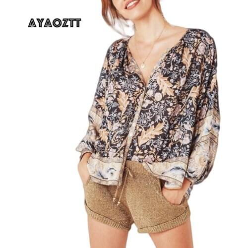 AYAOZTT Women's Printed Shirts