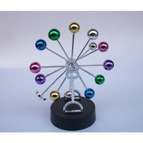 Colour ball Perpetual motion Astrometer Originality desktop Office Home decorate magnetic wiggler Ornament