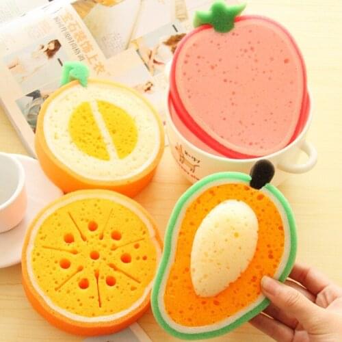 2019 Fruit Sponge Washing Cloth Powerfully Decontaminates Washing Towel Kitchen and Thickens Baijie Cloth Washing Cloth