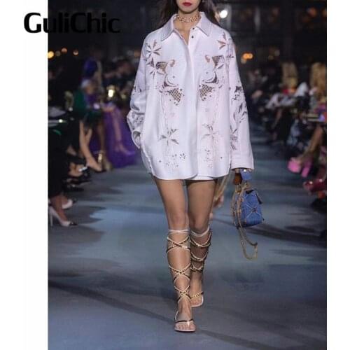 Белые блузки GuliChic China At AliExpress