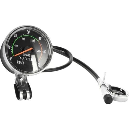 Mechanical Bicycle Speedometer Bike Milometer ,Analog Odometer ,Classic Style for Exercycle Bike