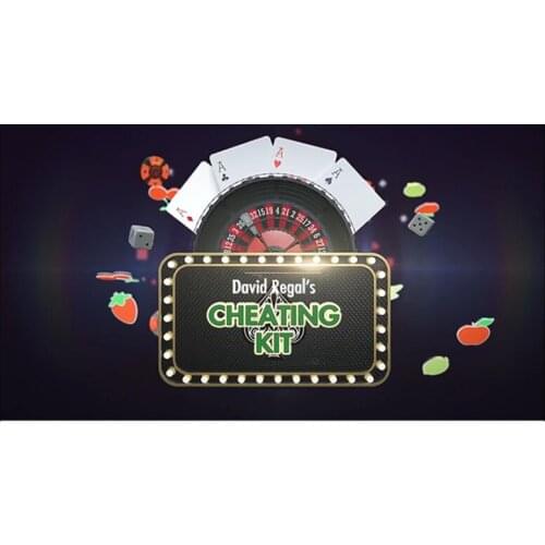 CHEATING KIT (Gimmicks and Online Instructions) by David Regal Close up Magic Tricks Magia Profesional Escenario Nuevos