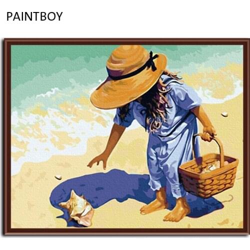 New Frameless Wall Art Pictures DIY Painting By Numbers DIY Oil Painting On Canvas Home Decor For Living Room Of Little G019