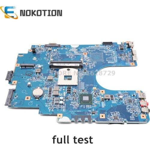 NOKOTION For Sony SVE17 SVE171 SVE1711F1EW Series MBX-267 Laptop Motherboard Z70CR MB S1204-2 48.4MR05.021 A1892055A HD GMA