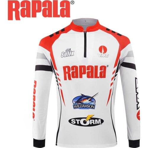 Original RAPALA clothes long sleeve Quick-Drying Anti-UV Fishing Shirt